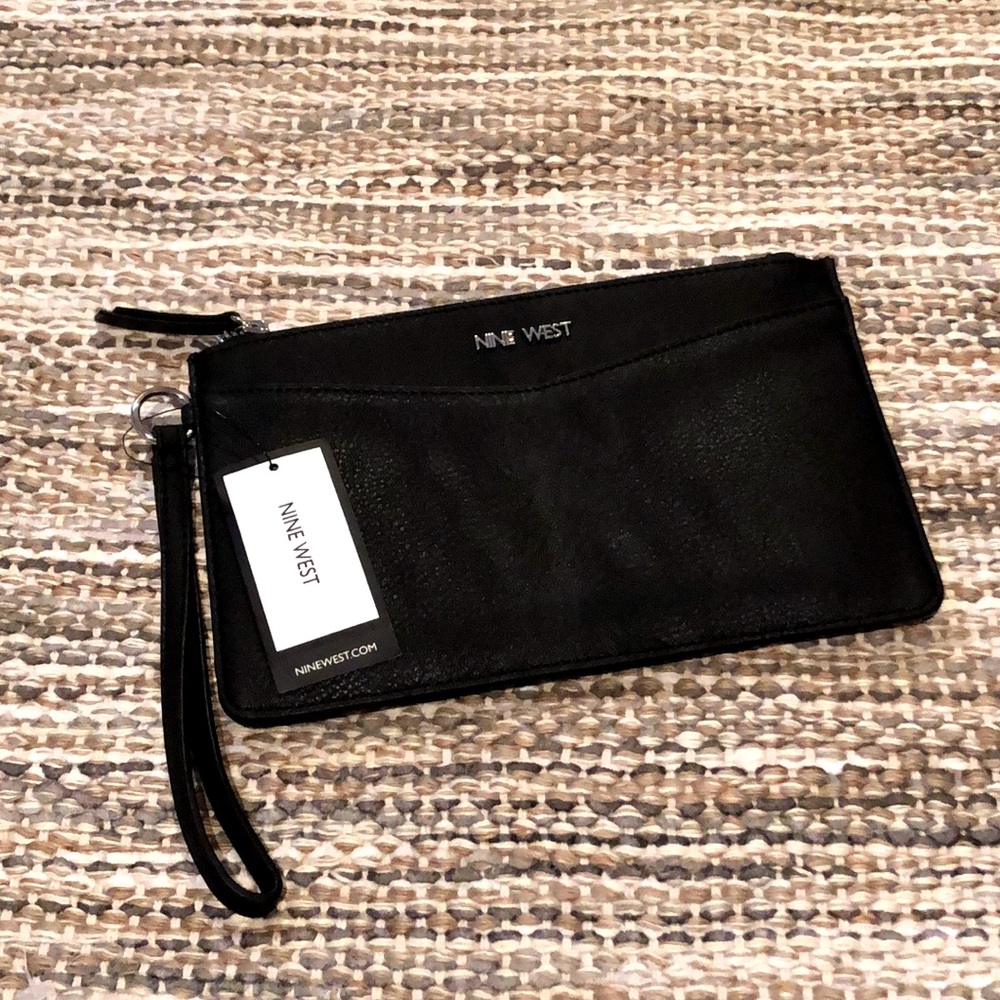 Black Nine West Wristlet